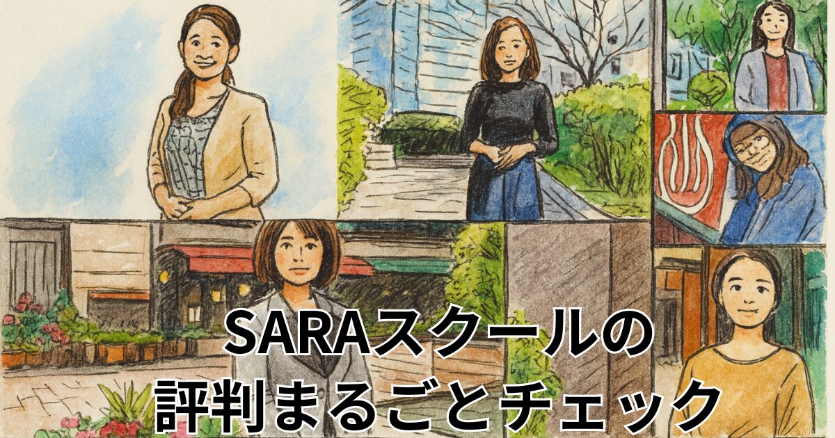SARAスクールの 評判まるごとチェック