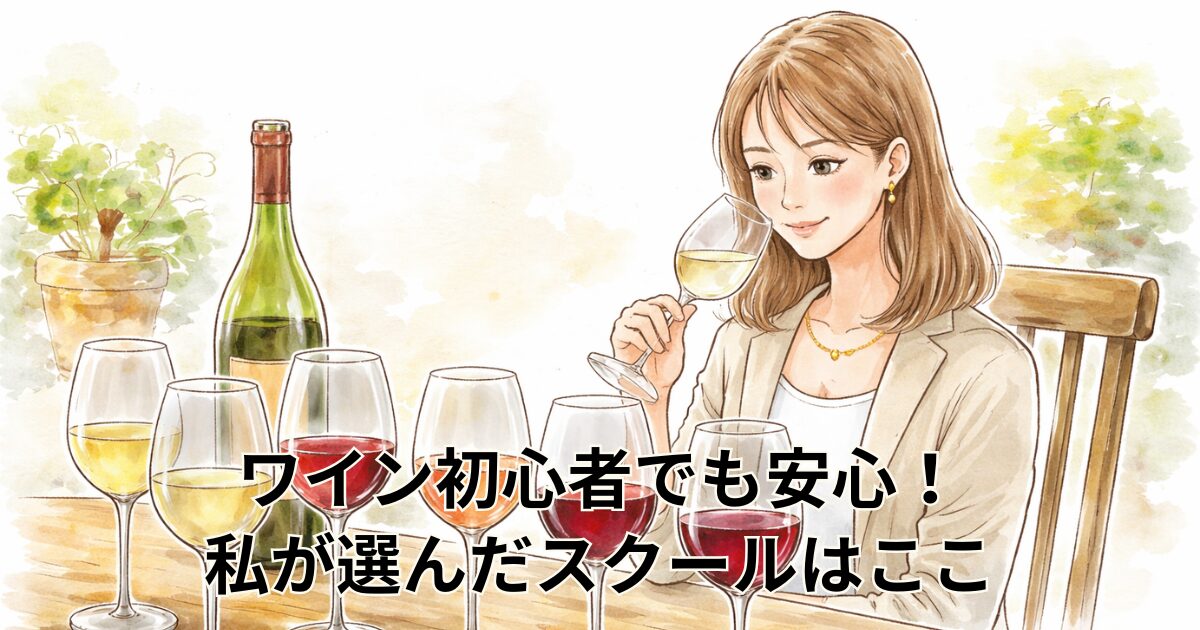 ワイン初心者でも安心！私が選んだスクールはここ